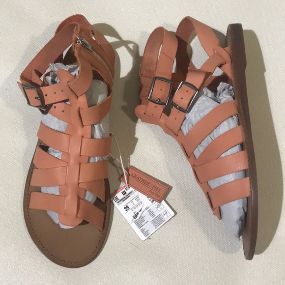 Zara Shoes - 🔴SOLD 🆕REAL LEATHER SANDALS